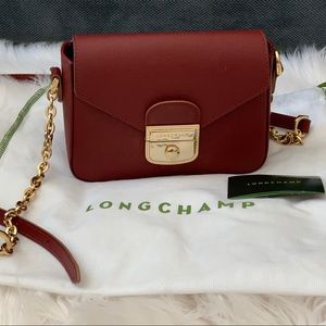Long champ ( crossbody ) leather bag